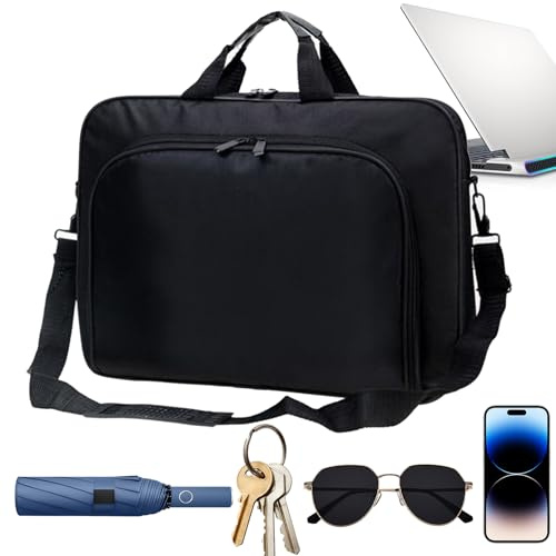 Mppchhn Sac Pour Ordinateur Voyage,Sac Professionnel Bureau | Grand Bandoulière Capacité Élevée Pour PC Portable Chargeur Tablette Documents Étudiant Imperméable