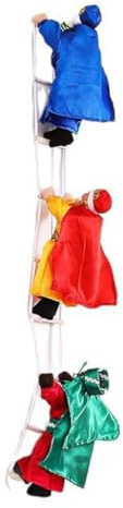 Reyes Magos en Escalera | con 6 Peldaños | Plástico, Tela | Reyes Magos | Multicolor | Decoracion Navidad | Adorno Puerta Navidad (pequeño)
