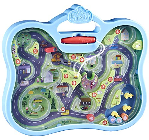 Peppa Pig Spielzeug Peppas Stadtlabyrinth, Vorschulspielzeug für Jungen und Mädchen