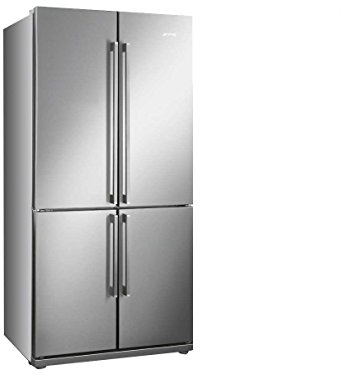 Smeg FQ60XP réfrigérateur indépendant 539L A+ acier inoxydable porte latérale – Réfrigérateur side-by-side (indépendant, acier inoxydable, porte française, 539 L, SN-T, 40 dB)