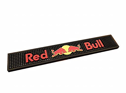RedBull Tapis de Protection en Caoutchouc Rouge