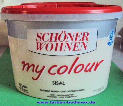 10 L Schöner Wohnen my Color, Wandfarbe, Sisal Matt (2,99EUR/L)