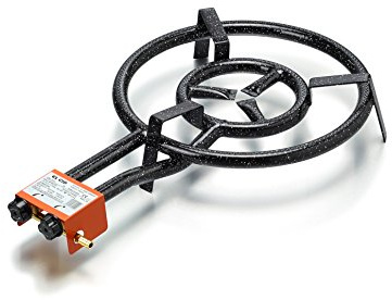 Garcima Paellero 50 cm, Negro, Antiadherente, Gas, 8.82 Libras