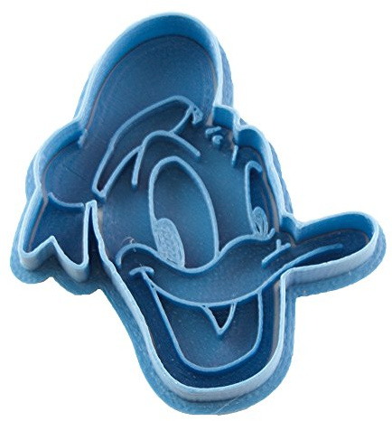 Cuticuter Pato Donald Cara Cortador de Galletas, azul