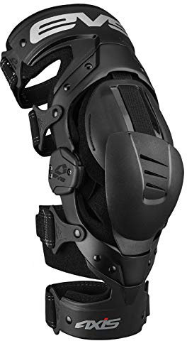 EVS Sports Axis Sport - Rodillera deportiva unisex para adultos, individual (negro, XL, derecha)