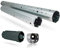 markiso I Rolladenwelle SW 60 Rollladenwelle Stahlwelle mit Teleskopwelle Welle für Rolladen - inkl. Wellenkapsel & Lager Komplett SET 90-110 cm frei einstellbar KEIN ZUSCHNEIDEN NOTWENDIG