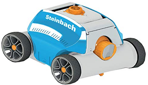 Steinbach Poolrunner Battery+ – 061013 – Kabelloser Bodensauger für Pools mit bis zu 18 m² Bodenfläche – Bis zu 2 Stunden Akkulaufzeit – Auch für Salzwasser geeignet