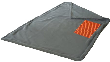 Glovii Heated soft blanket powered by a power bank, GB2G