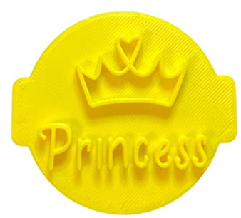 The Cookie Cutter Hub Princess Embosser No 107 /Stamp for Cupcakes Fondant Icing Clay Cake Baking Decoration