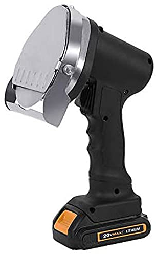 Couteau Kebab sans Fil, Couteau à découper électrique Professionnel sans Fil en Acier Inoxydable, épaisseur 0-8 mm pour Viande, Agneau, Porc et Poulet