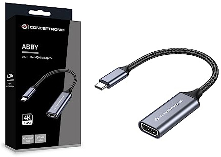 Conceptronic ABBY09G - Adaptador USB-C a HDMI (4K60 Hz)