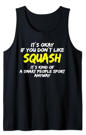 Squash Trainer Lustiger Squash Spruch Squash Spieler Tank Top