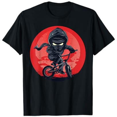 BMX Ninja ama las bicicletas y acrobacias para niños y niñas Camiseta