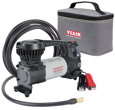 VIAIR Digital EVC88P - Portable Air Compressor Tire Inflator for Car, Truck, SUV & RV | Preset Automatic Shut Off Feature | 12V Heavy Duty On/Off Road Tire Pump Air Compressor 120 PSI