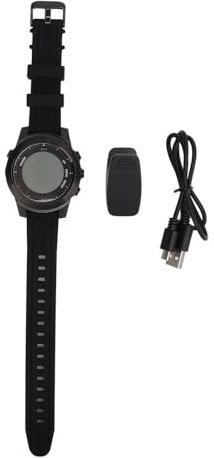 RiToEasysports Orologio per computer subacqueo, ad alte prestazioni, cinturino in acciaio inox, display a LED per attività subacquee