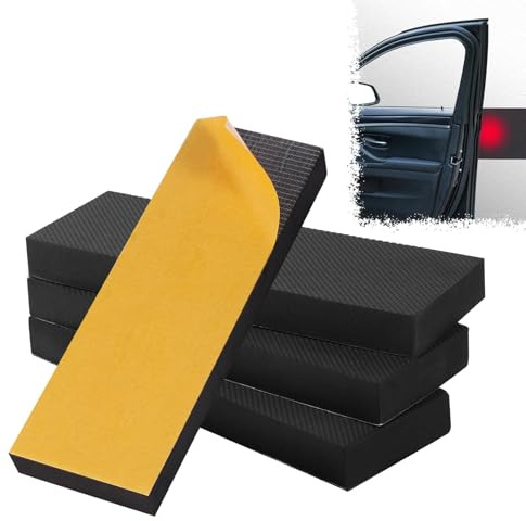 TXXATX 4 Pièces Mousse Protection Garage 30x10x3cm Protections Auto Noir