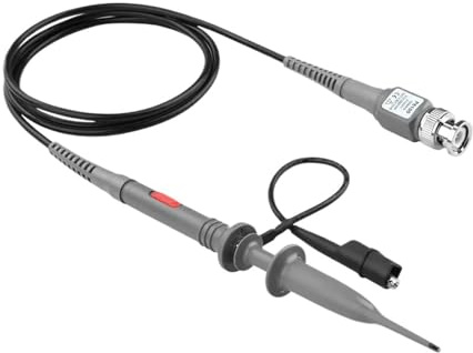 AIRUIXI 1pcs/2pcs P6100 BNC Oscilloscope Probe Kit 100MHz 1X 10X Scope Analyzer Alligator Clip Probes Test Leads(1PCS P6100)