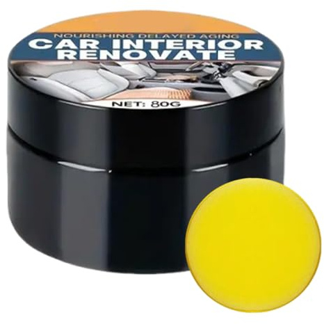 Générique Kfz-Kunststoffreiniger, Restaurierungspaste für Autositze, Polierpaste für Autositze, Autositze, Lenkradsitze, geeignet für