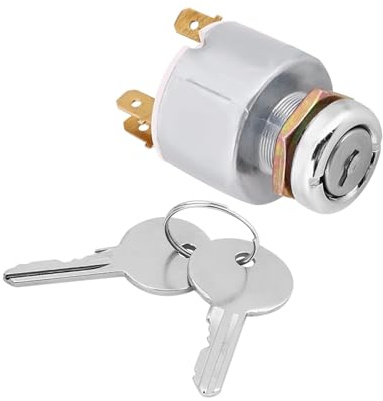 Motore Interruttore Accensione Starter Interruttor Avviamento motore auto con accensione a 12 V, 3 posizioni, ON/OFF, comandi di accensione con 2 chiavi SPB501
