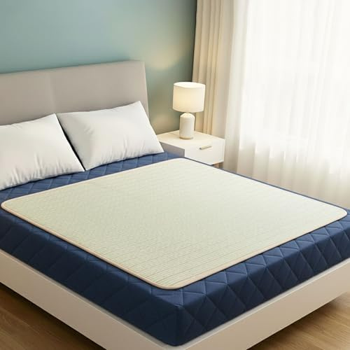 Large Bed Pads Washable Waterproof, 60x 40 Soft Reusable Pee Pads for Incontinence, 4-Layer Protectors Absorbent Cotton Underpads for Urine Adults, Seniors,Women, Kids & Pets - Mattress Protector