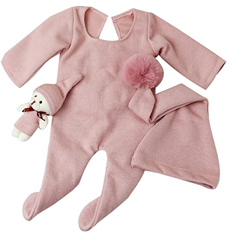 Portable Newborn Photography Boy Outfit Baby Boy Girls Photo Costume Knitted Clothes Hat Pants Baby Prop Photo Newborn Photography Outfits