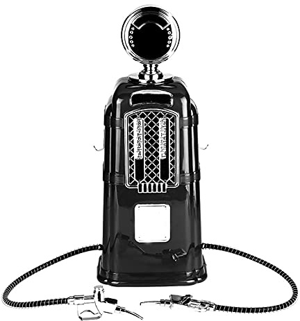 EMUKOEP Bomba Dispensadora de Cerveza, Dispensador de Licores para Vino y Licores, Bomba de Bebida Conveniente para Fiestas, Bar en Casa y Eventos Sociales (Negra)
