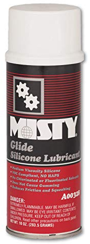Misty Si-Dry Silicone Spray Lubricant, 11oz Aerosol 12/Case