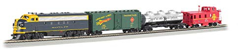 Bachmann Trains - Thunder Chief DCC Sound Value Ready To Run Electric Train Set - HO Scale Black 0.5 Liters