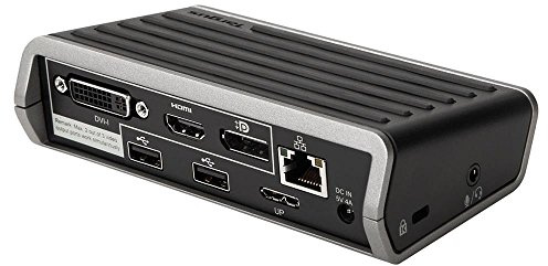 Targus DOCK120EUZ - Docking station universale con supporto Dual Video, colore: nero
