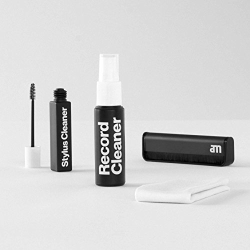 am Vinyl Record Cleaning Kit (3-Pack) – 45ml Cleaner Spray, Anti-Static Brush, Stylus Cleaner & Microfibre Cloth – Essential Record Player Accessory for Vinyl Lovers