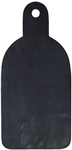 Kitchen Craft We Love Verano Redondo melamina, alimentos fuente de servir, melamina, Black Slate Effect, 34.5 x 16.5 x 1.5 cm