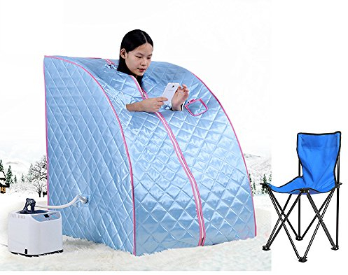 Vendeur Pro - Sauna portatile, macchina del vapore per sauna casalinga (80 x 70 x 98 cm) con 10 livelli di temperatura.