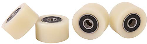 Smart Machines Nylon-Rollen, 4 Stück, 35 mm Durchmesser, maschinenbearbeitet, verschiedene Breiten, hergestellt in der EU, 20 mm Wide, 4
