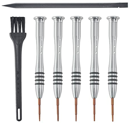 Godshark Lot de Tournevis 7 pcs Kit d'outil de réparation pour MacBook Air & Pro, s'adaptent à Tous Les Vieux ou écran Retina modèles A1278 A1286 A1297 A1425 A1502 A1398 A1465 A1466 A1369 A1370 A1534