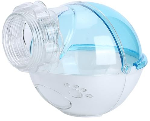 Pssopp Hamstersand Badezimmer Kunststoff Kleines Haustier Sand Bad Behälter Hamster Sandkasten Saunaraum Externes Badezimmer für Kleine Haustiere Selbstreinigend (Blau)