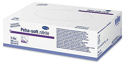 Peha-Soft Guante Nitrilo L/Polvo Gde P-S 100 U 100 g
