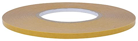 gws 1 Rolle Doppelseitiges Klebeband, stark haftend, weißes Montageband, sehr gute UV-Beständigkeit, universell einsetzbares Doppelklebeband, 50 m x 6 mm