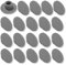 cyclingcolors 20x Abdeckkappen grau M6 schraubenkappen Innensechskant Zylinderschrauben Schutzkappen CHC