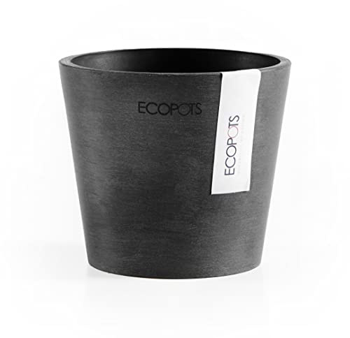 Ecopots Amsterdam 10,5 Blumentopf - L 10,5 cm x H 9,2 cm - Innen- und Außenbereich