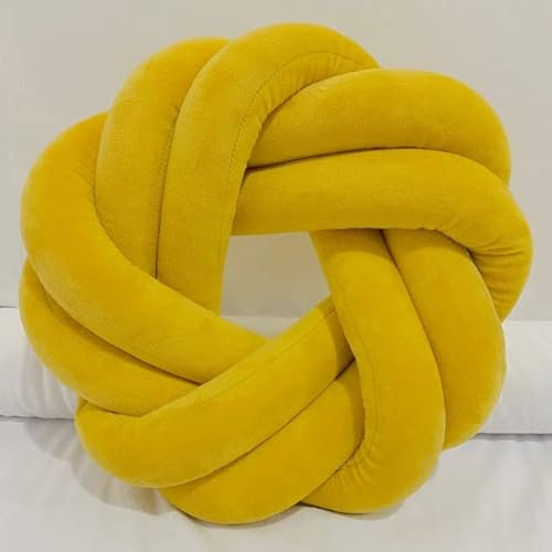 XIAOXIN 1 Stück Knotenkissen Dekokissen Home Bed Room Decor Office Sofa Dekoration für Modern
