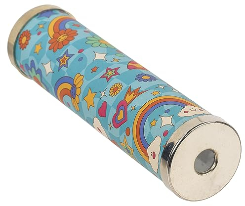 MIJOMA Nostalgisches Kaleidoskop – Für Kinder & Erwachsene – Fantastische Farben, Muster & Landschaften – Papier, Glas, Zinn – 14 cm lang Ø3,5 cm – Perfekt als Mitbringsel & Spaß (Good Vibes)
