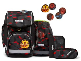 ergobag cubo Set ergonomischer Schulrucksack Klassisch 6-teilig 1. Klasse Grundschule