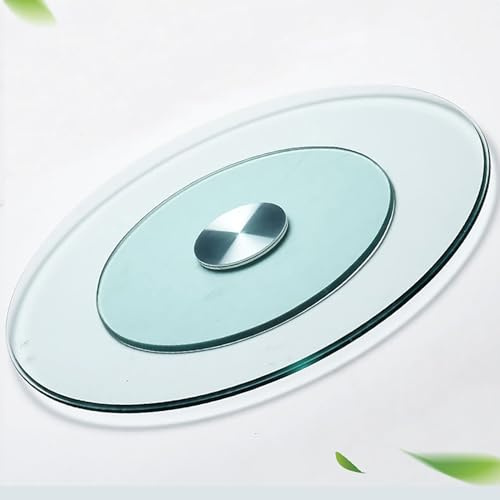 Lazy Susan Drehteller Aus Gehärtetem Glas, 360° Drehbar Runder Drehteller, Schwerlast Plattenspieler, Drehbares Serviertablett Für Esstisch, Geräuschloser Runder Esstisch, Tragfähigkeit 300kg ( Size :