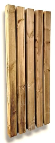 MyTimber® KDI Zaunpfosten | Echtholz Kantholz 90x90 mm| | Bauholz | Holzbalken | Vierkantholz | Holzpfosten Pfosten | 9x9 cm (180CM)