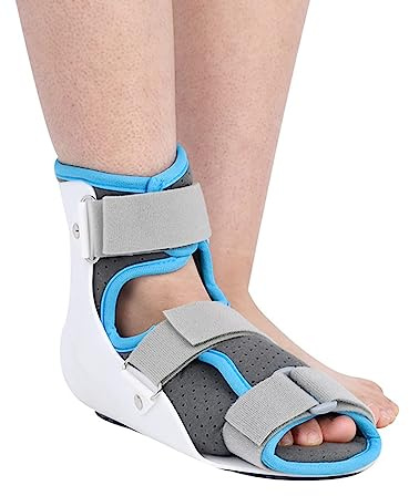 LBJDJYB Attelle de Cheville pour Bottes de Marche, Botte de Marche pour Entorse de la Cheville, Attelle de Cheville Réglable, Douleur au Pied Soulagement de la Douleur
