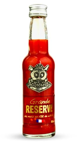 Sauce piquante Grande Réserve Hellicious - épicée et fermentée 24 mois en fût de whisky AWA - sauce authentique fabriquée en France