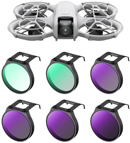 K&F Concept 6-pack ND Filter Kit for DJI NEO,UV, CPL, ND8,ND16, ND32, ND64, Optical Glass with Multi-layer Coating