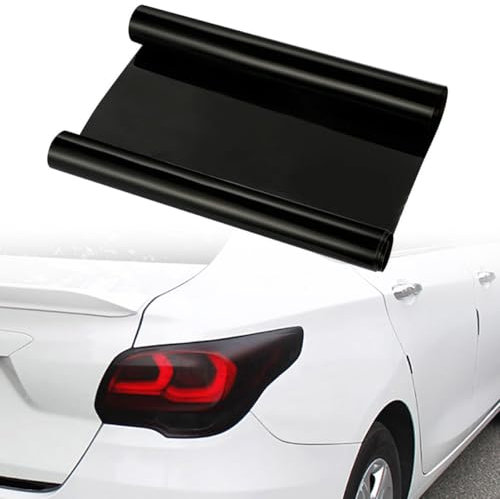 JGGQSY Scheinwerfer Folie für VW Transporter T5 & T6/6.1, Auto Lichtfolie Selbstklebend Schwarz Matt PVC, für Fahrzeuglichtschutz und Stilverbesserung,B/30 * 150