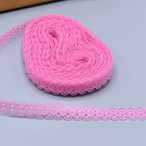 CHFYIJYHM Schönes Spitzenband, 14 mm, hochwertige Spitzenbordüre, bestickte Spitze für Handwerk, Nähen, Dekoration, Spitze (Farbe 17)