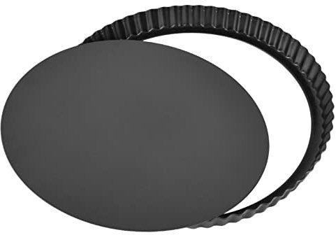 Tart Pan with Removable Bottom, Remoable Bottom Quiche Pan 13 Ih 13 Ih Tart Thickening Nonstick Baking Dish Pie Plate, Carbon Steel Bakeware, 13 Large, 13 Large with Remoable